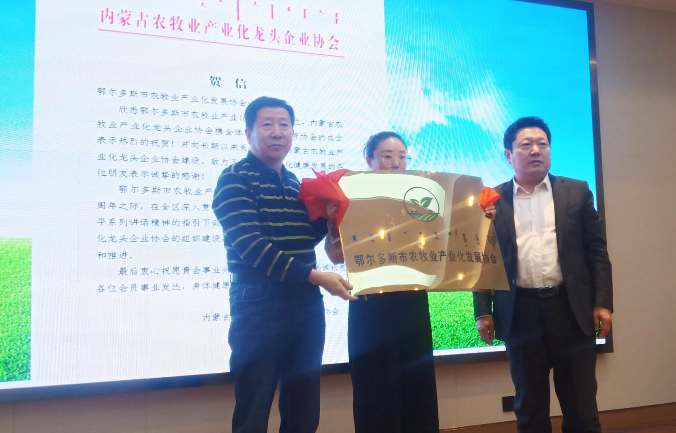 鄂爾多斯市農(nóng)牧業(yè)產(chǎn)業(yè)化發(fā)展高峰論壇暨鄂爾多斯市農(nóng)牧業(yè)產(chǎn)業(yè)化發(fā)展協(xié)會首屆會員大會在伊金霍洛旗召開